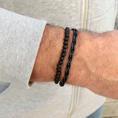 Set de deux bracelets surfeurs pour homme