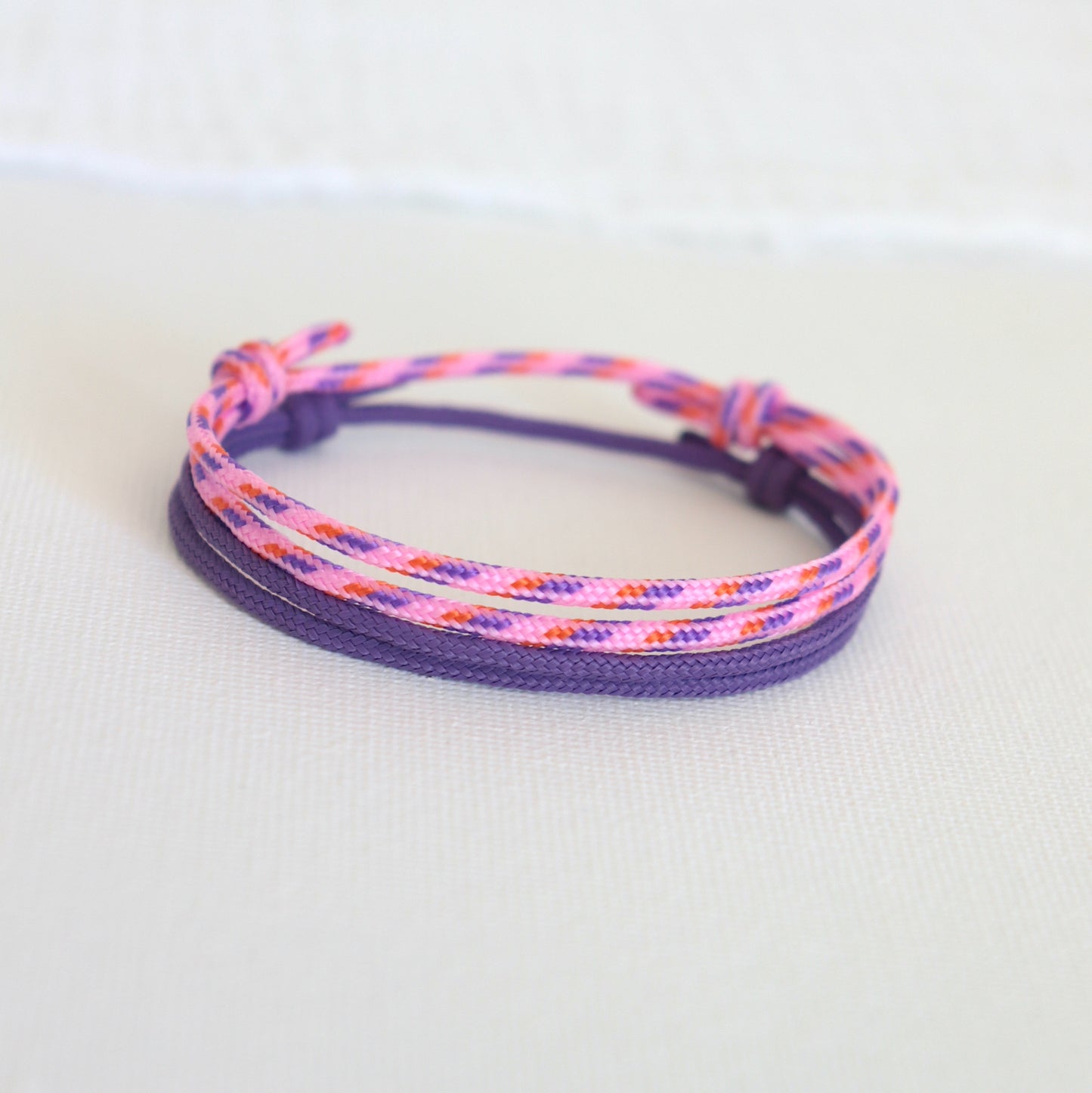 Ensemble de bracelets cordons pour femme style boho surf,bracelets réglables violets