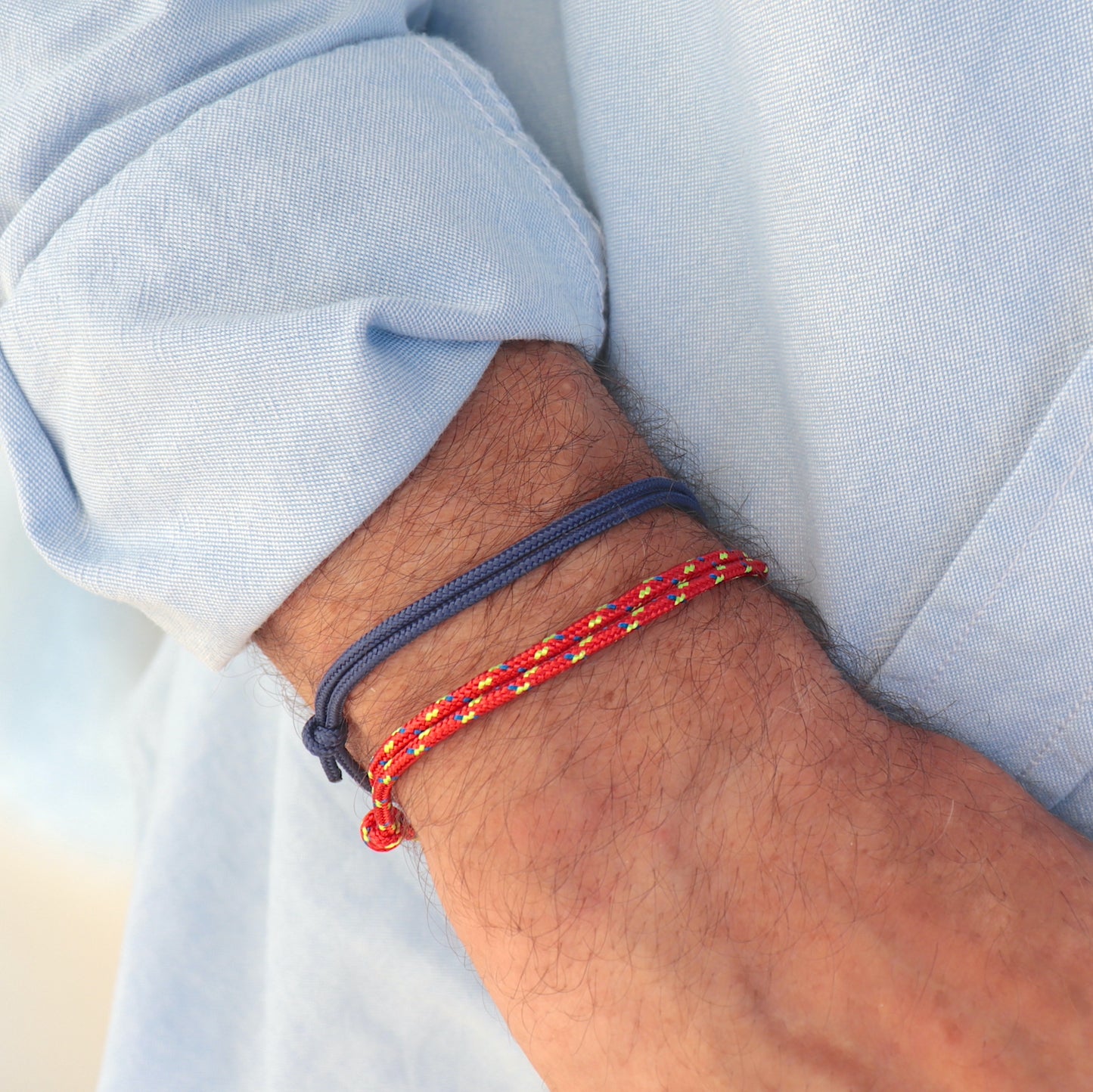 Ensemble de bracelets cordons pour surfeurs,bracelets d'été réglables homme